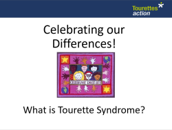 Tourette Syndrome presentation for primary children image