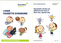 I have Tourette Syndrome leaflet image