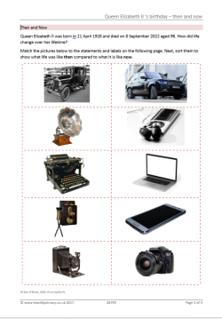 Queen Elizabeth II's birthday activity image