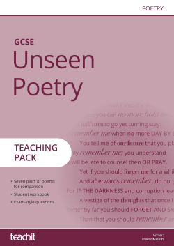 Unseen Poetry cover