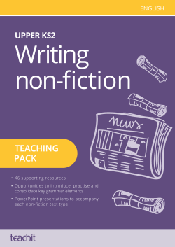 Writing non-fiction (upper KS2) cover