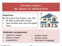 German project: der Abend vor Weihnachten