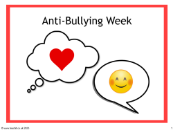 Free Anti-Bullying Week assembly