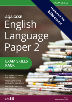 AQA GCSE English Language Paper 2 exam skills pack - updated for 2026