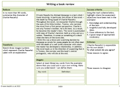  Book review task mat
