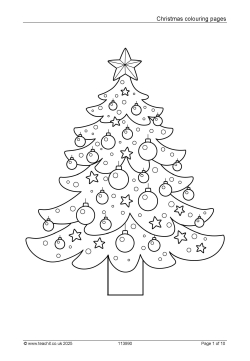 Christmas colouring pages