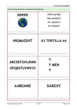 Christmas dingbats