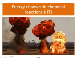 Energy changes in chemical reactions (Higher tier)