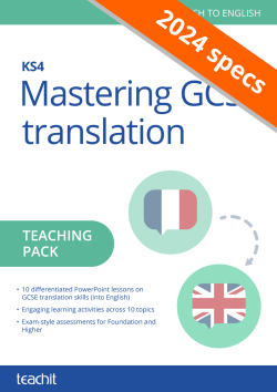 Mastering GCSE translation: French to English – 2024 specification