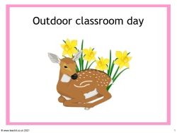 Outdoor Classroom Day assembly – wellbeing