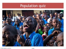 Population quiz