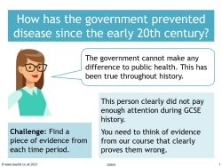 How has the government prevented disease since the early 20th century?