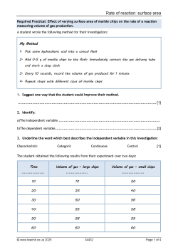Rates required practical revision worksheet
