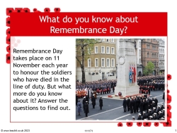 Remembrance Day quiz