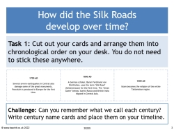 How did the Silk Roads develop over time?