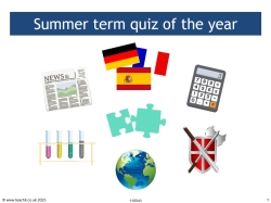 Summer term quiz of the year 2023