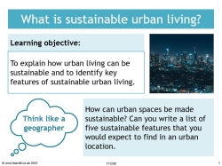 What is sustainable urban living?