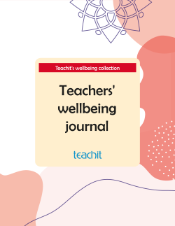 Teachers' wellbeing journal