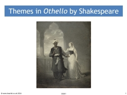 Themes in Othello