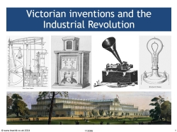 Victorian inventions and the Industrial Revolution