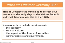What was Weimar Germany like?