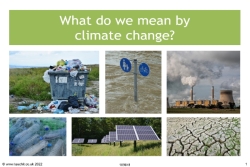 What do we mean by climate change