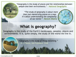 Geography poster: What is geography?