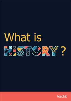 What is history? unit