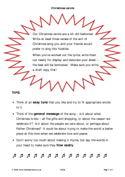 Christmas carols