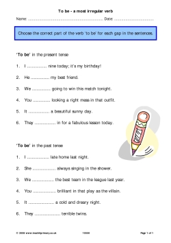 To be - a most irregular verb
