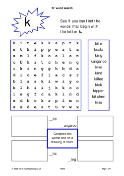 'K' word search