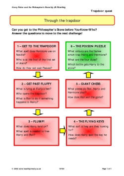 Harry Potter's trapdoor quest