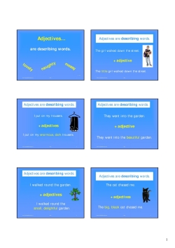 Introduction to adjectives