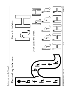 Letters and sounds set 5 Letters and sounds set 5