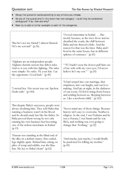 Quotation sort