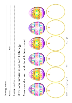 Easter egg phonics