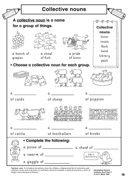 Collective nouns