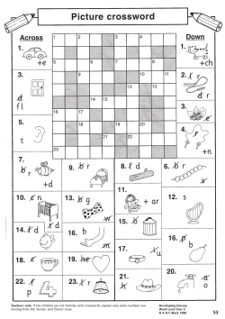 Picture crossword