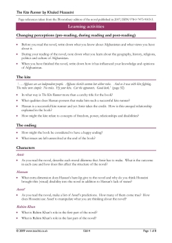 Learning activities