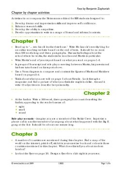 Chapter by chapter activities