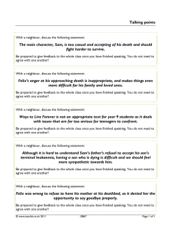 Talking points