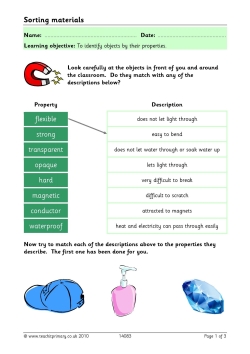 Sorting materials