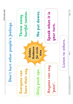 Golden guidance for circle time
