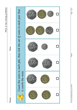 More or less money problems