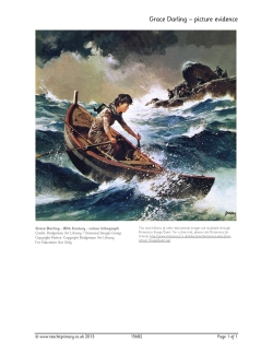 Grace Darling – picture evidence
