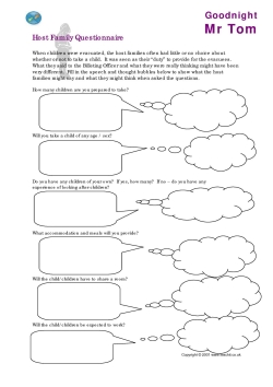 Host family questionnaire Host family questionnaire