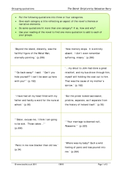 Grouping quotations