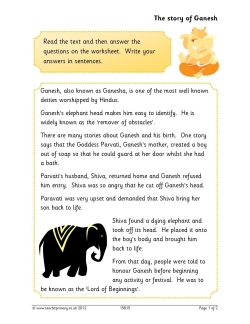 The story of Ganesh
