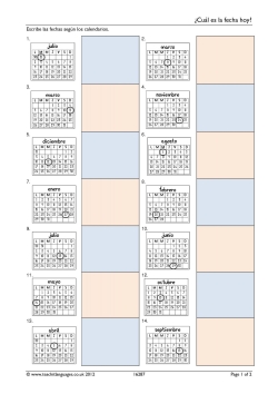 ¿Cuál es la fecha hoy?