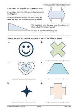 Introduction to rotational symmetry